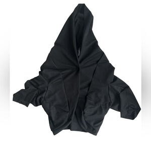 JNBY Womens Black Hooded Cropped Avant Garde Blazer Size M